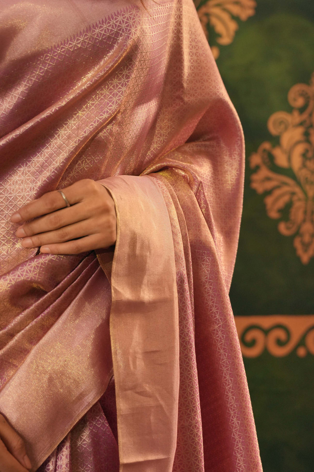 PURE KANJIVARAM TISSUE SILK SAREE