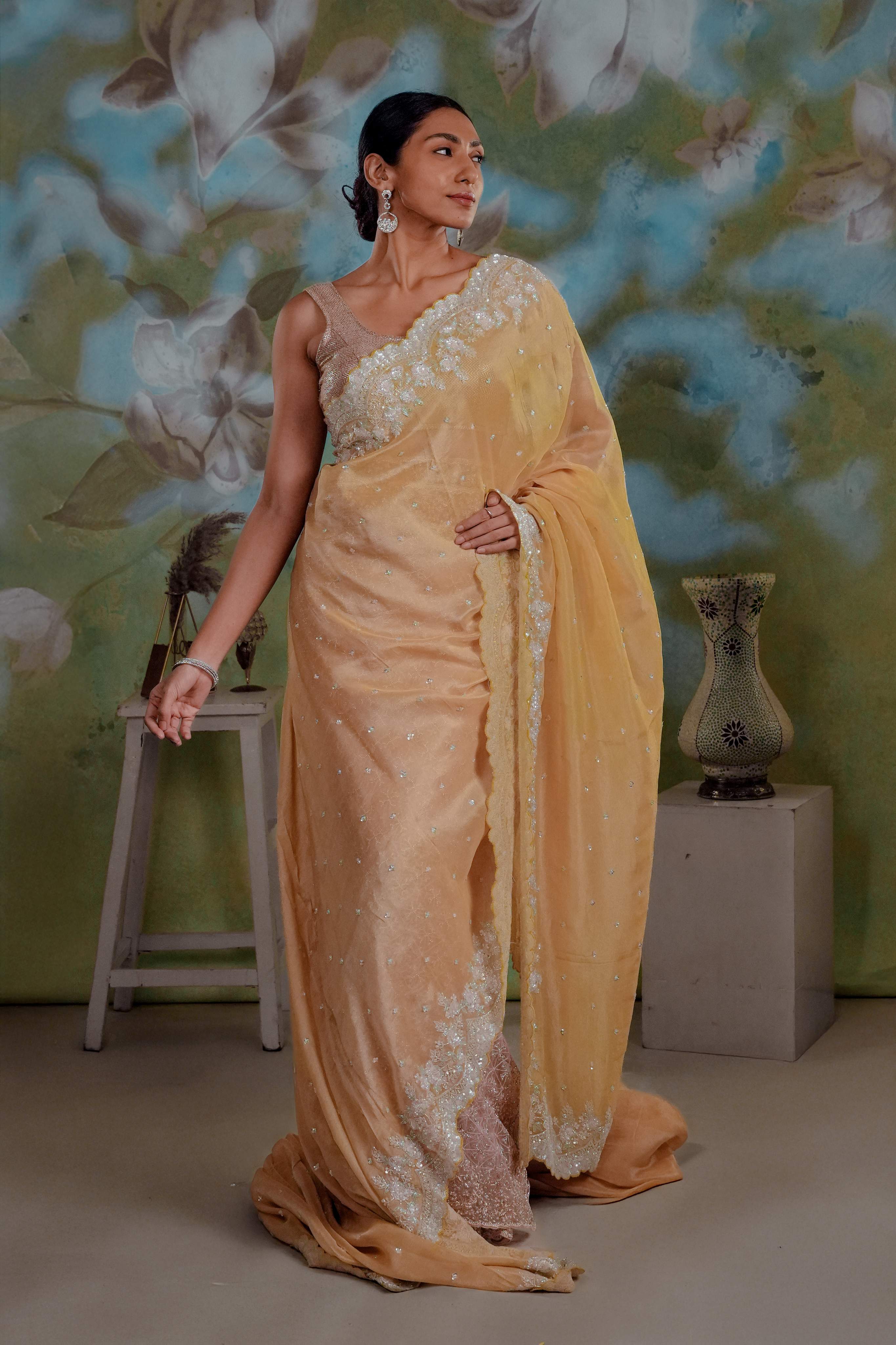 DESIGNER SILK TISSUE ORGANZA