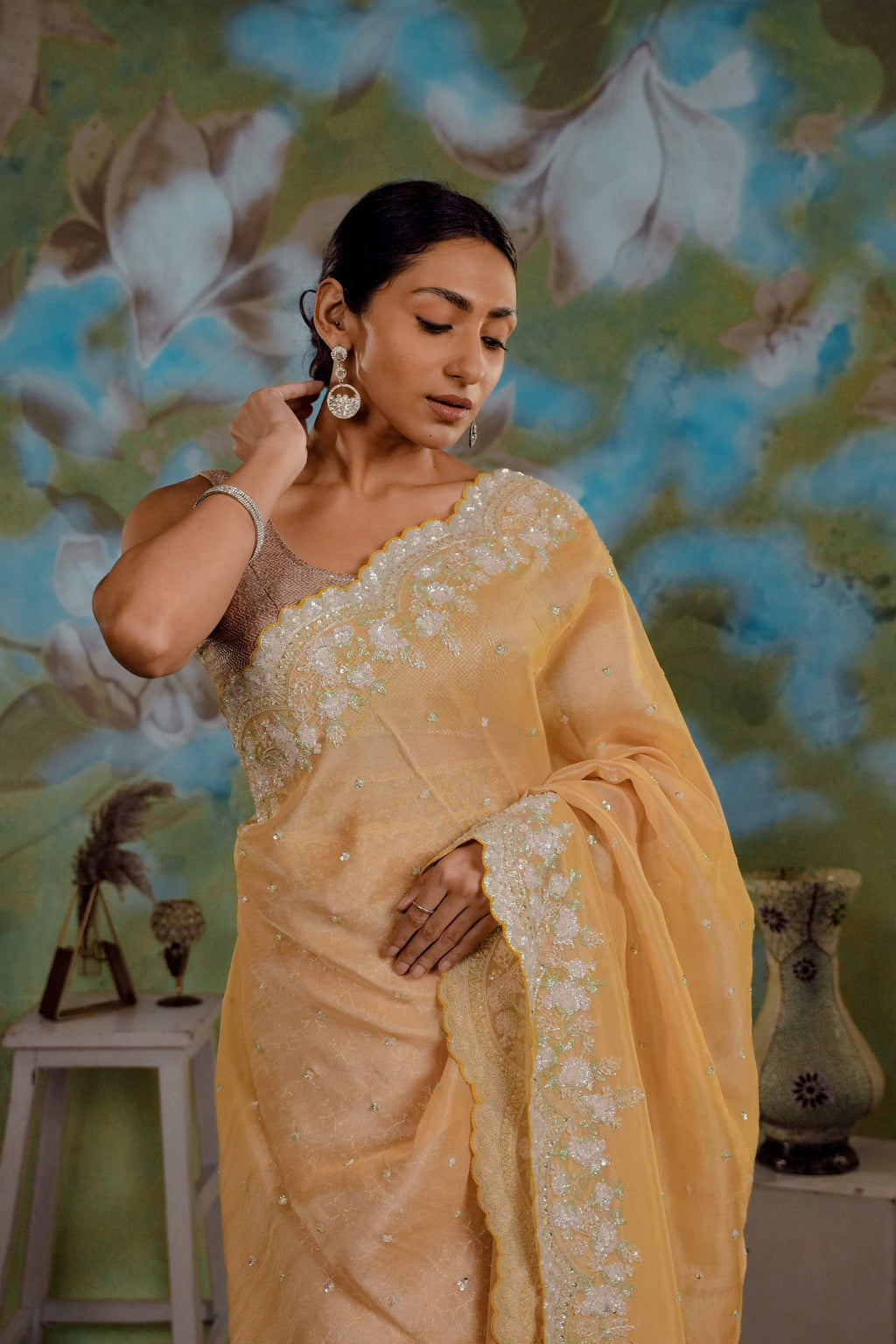 DESIGNER SILK TISSUE ORGANZA