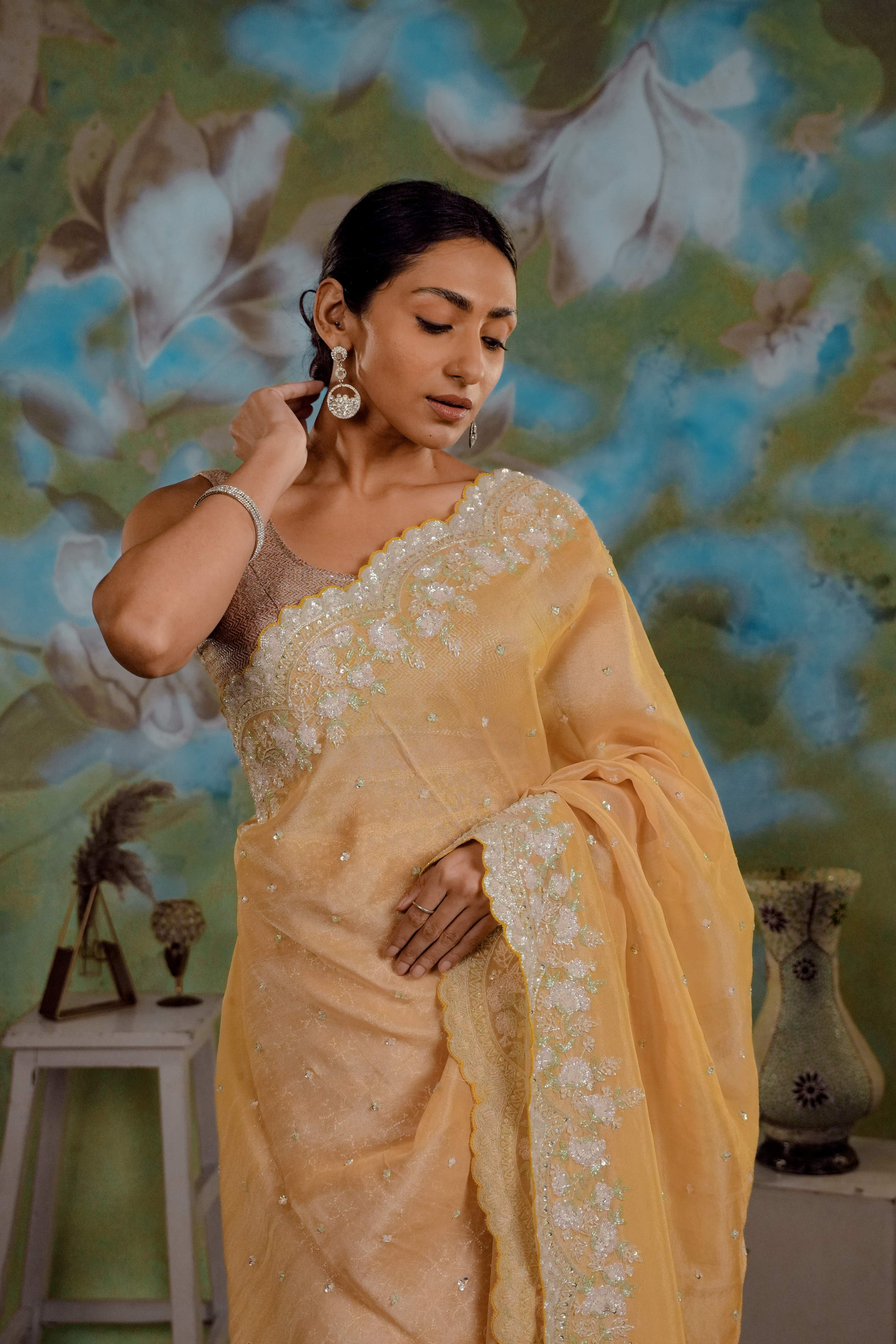 DESIGNER SILK TISSUE ORGANZA