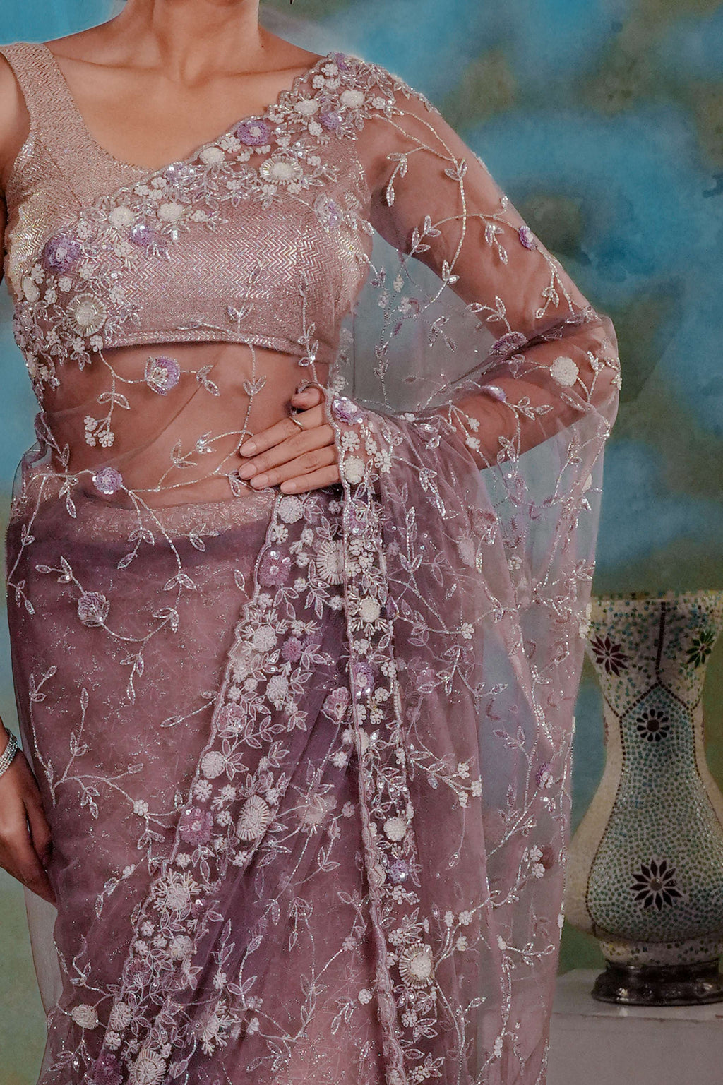 DESIGNER SILK PURE ORGANZA