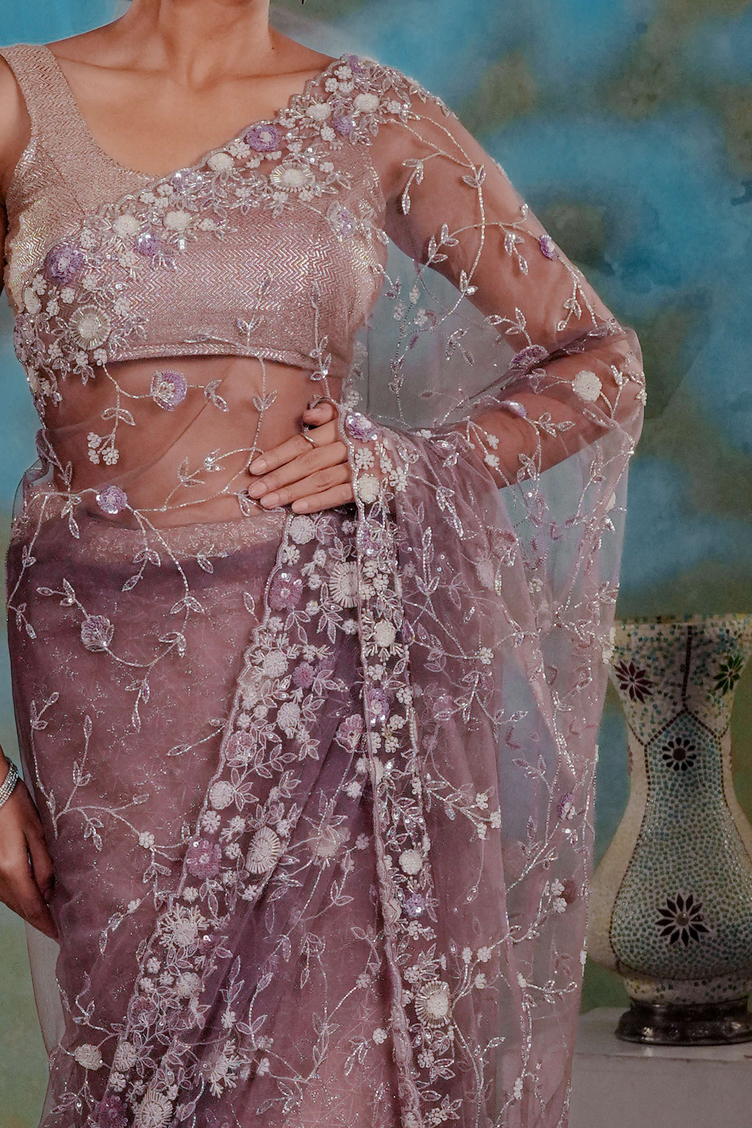 DESIGNER SILK PURE ORGANZA